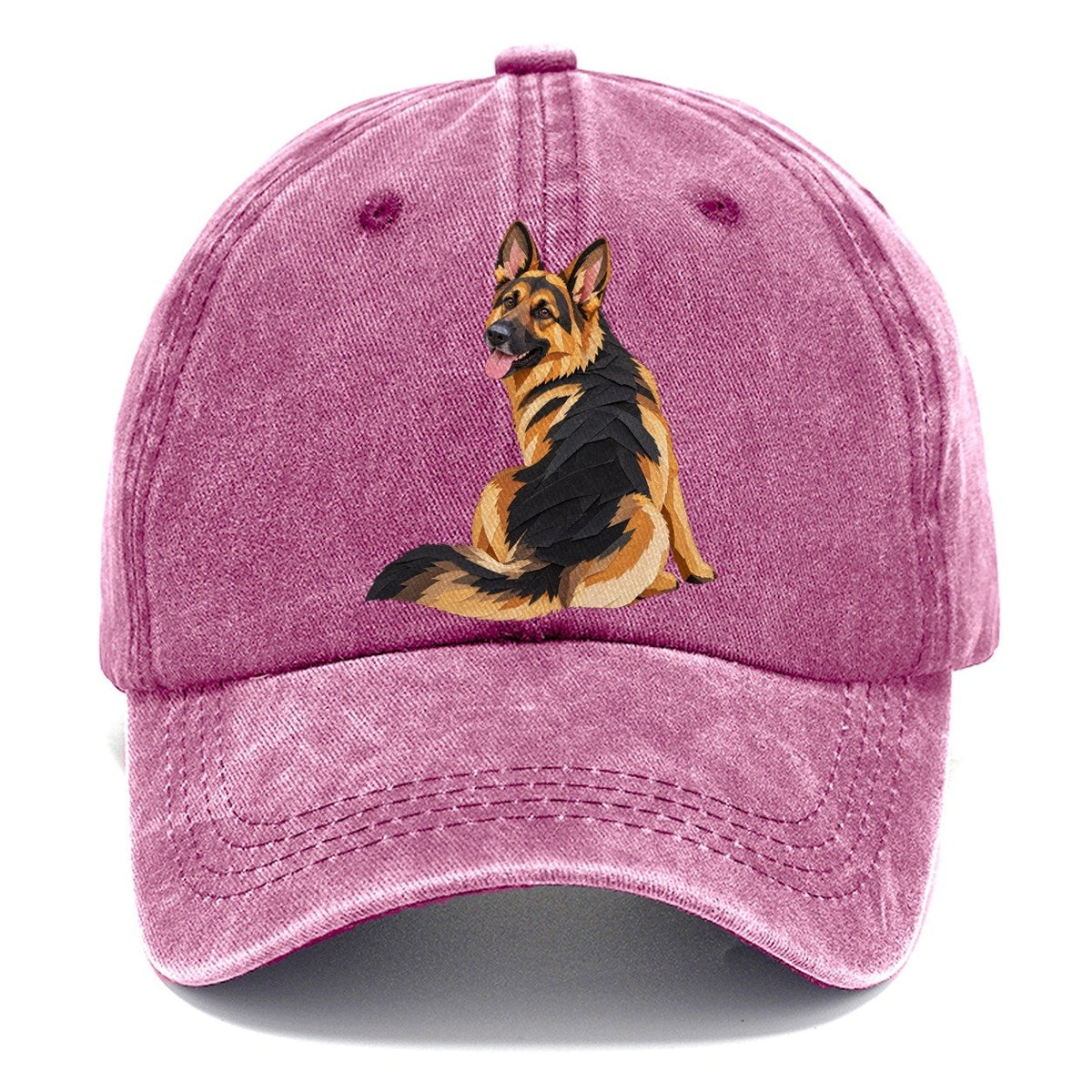Papercut German Shepherd Classic Cap – Dusty Rose