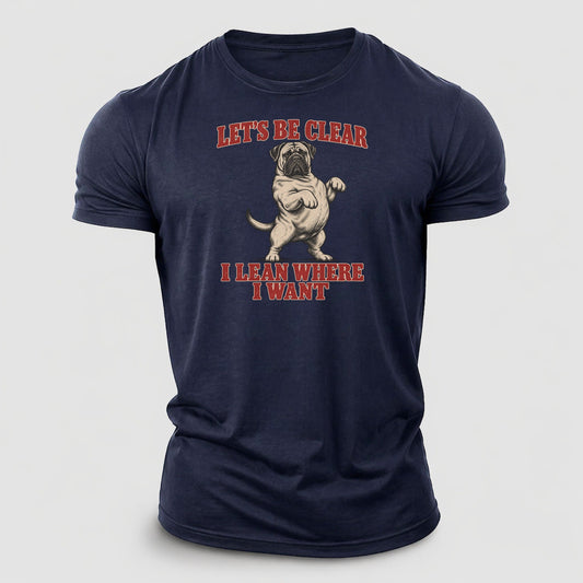 Bullmastiff Dog Declarations Cotton T-Shirt – Navy
