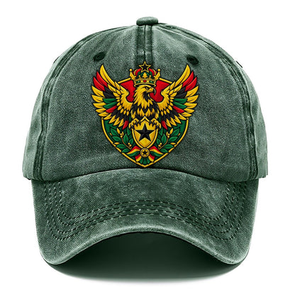 Ghana Heraldic Crest Country Logos Classic Cap – Forest Mist