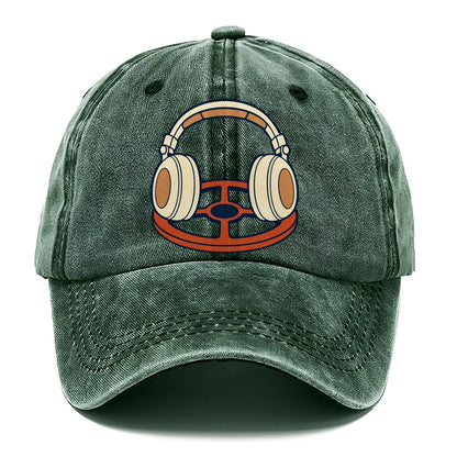 Headphones On The Coil Treasure Hunting Classic Cap – Forest Mist