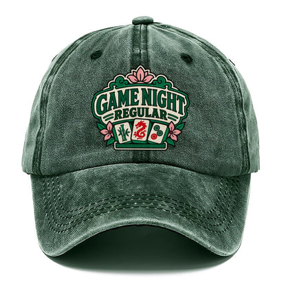 Game Night Regular Mahjong Game Night Classic Cap – Forest Mist