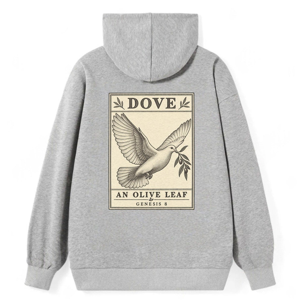 Dove Specimen Plate Creature Canticle Classic Pullover Hoodie – Grey