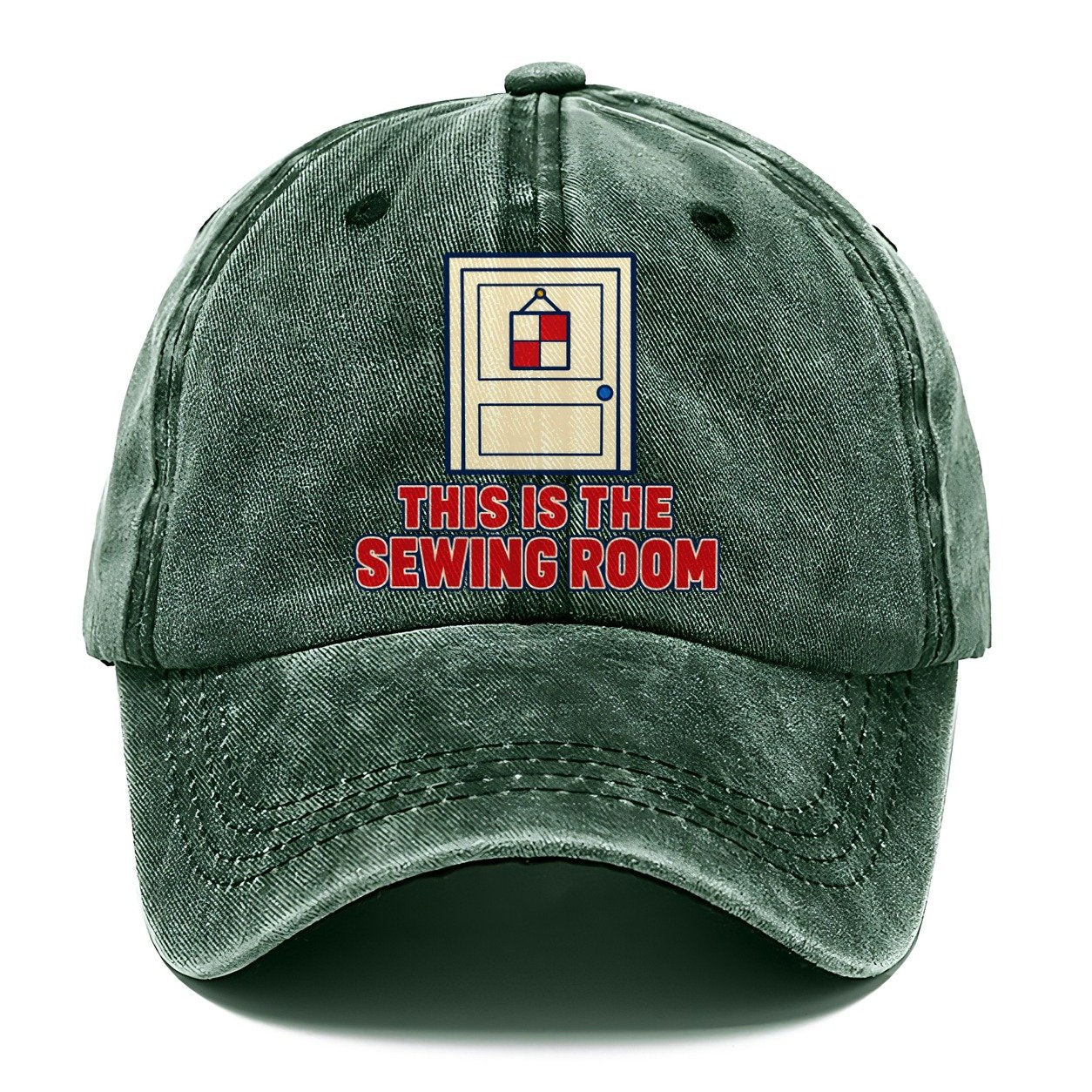 This Is The Sewing Room Sewing And Quilting Classic Cap – Forest Mist