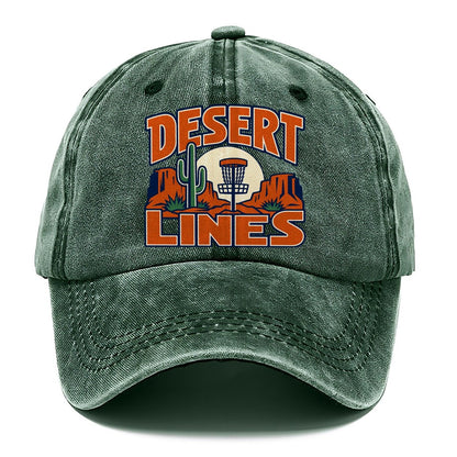 Desert Lines Disc Golf Classic Cap – Forest Mist