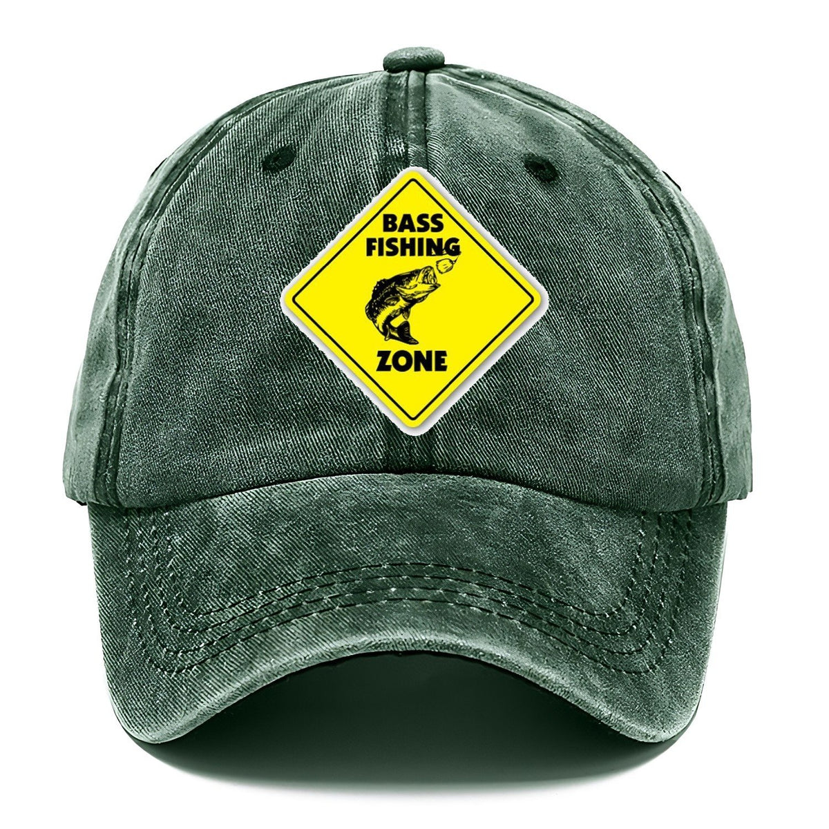 Bass Fishing Zone Classic Cap – Forest Mist