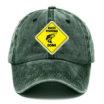 Bass Fishing Zone Classic Cap – Forest Mist