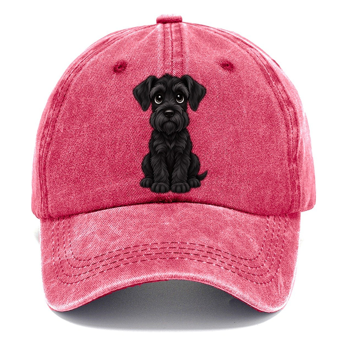 Giant Schnauzer Sitting Sweetheart Classic Cap – Pomegranate Blush