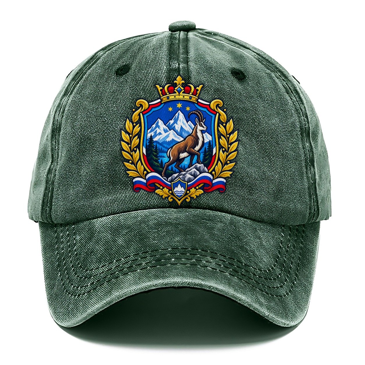Slovenia Heraldic Crest Country Logos Classic Cap – Forest Mist
