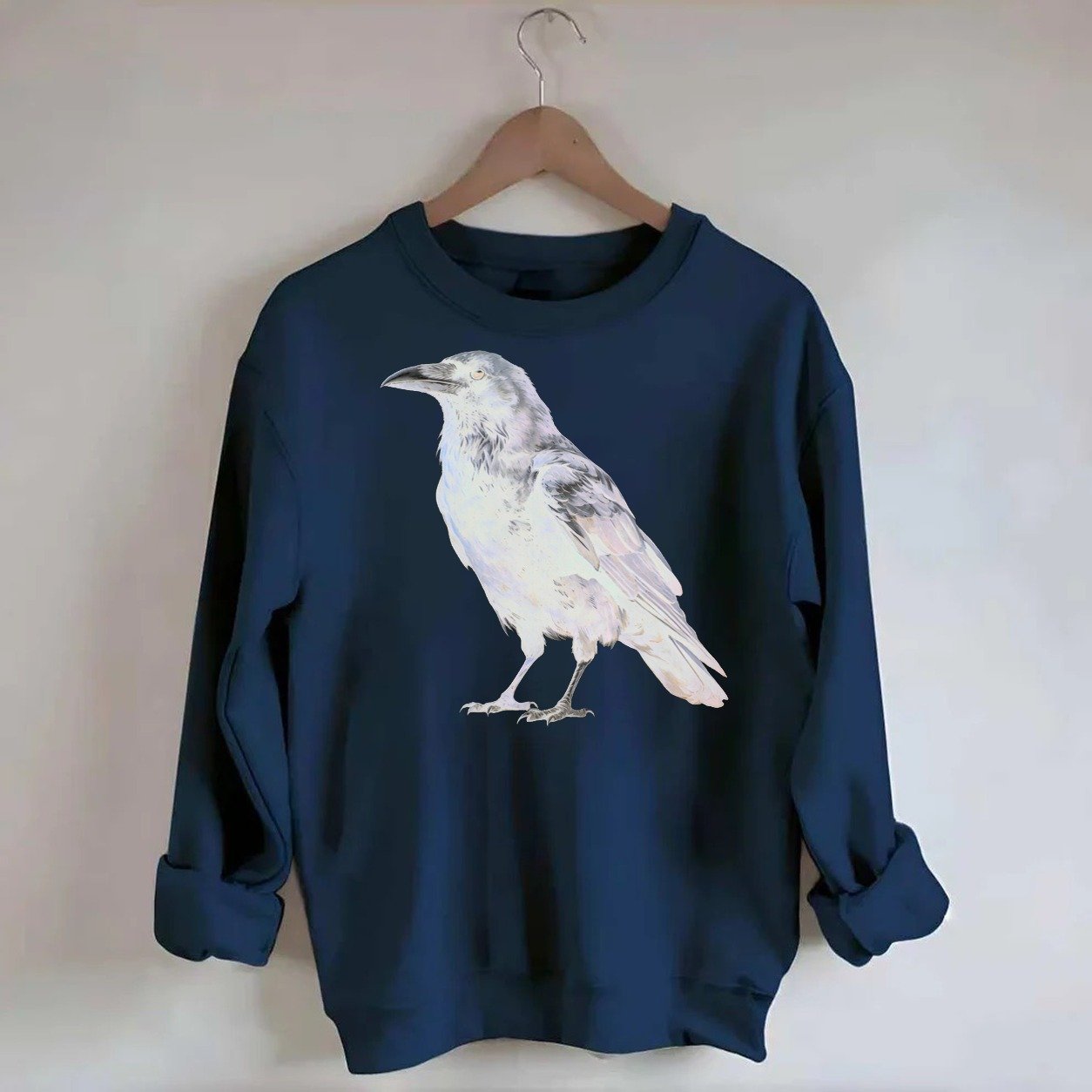 Raven Crewneck Sweatshirt – Navy
