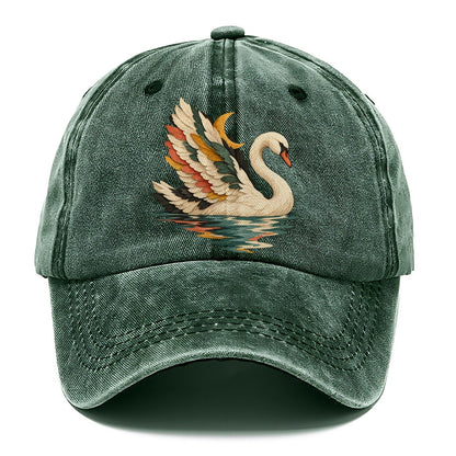 Swan Moon Reflection Gentle Wild Classic Cap – Forest Mist