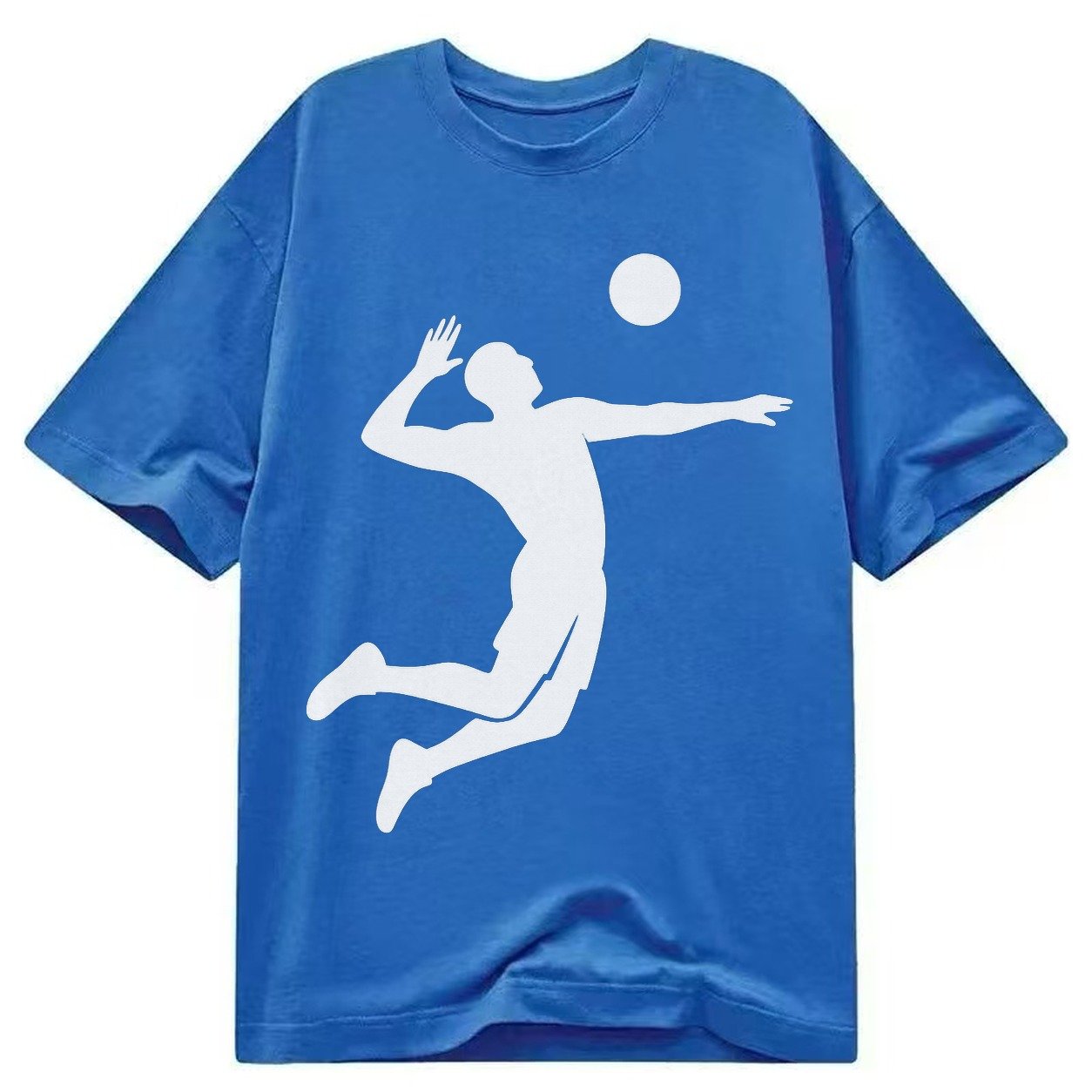 Volleyball Spike Classic T-shirt – Blue