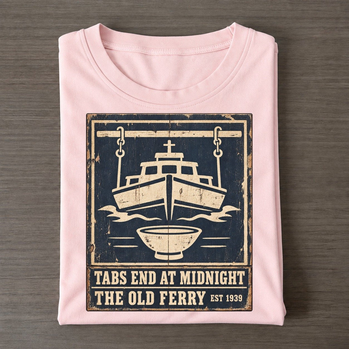 Old Ferry Bar Izakaya Rules Classic T-shirt – Pink