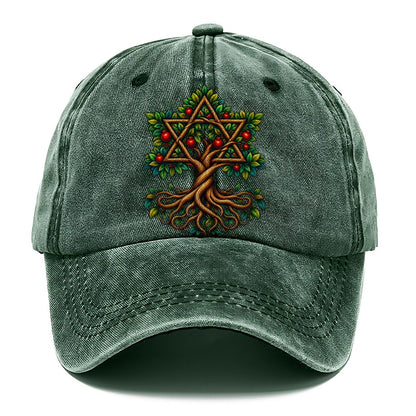 Tree Of Life Roots Judaism Heritage Classic Cap – Forest Mist
