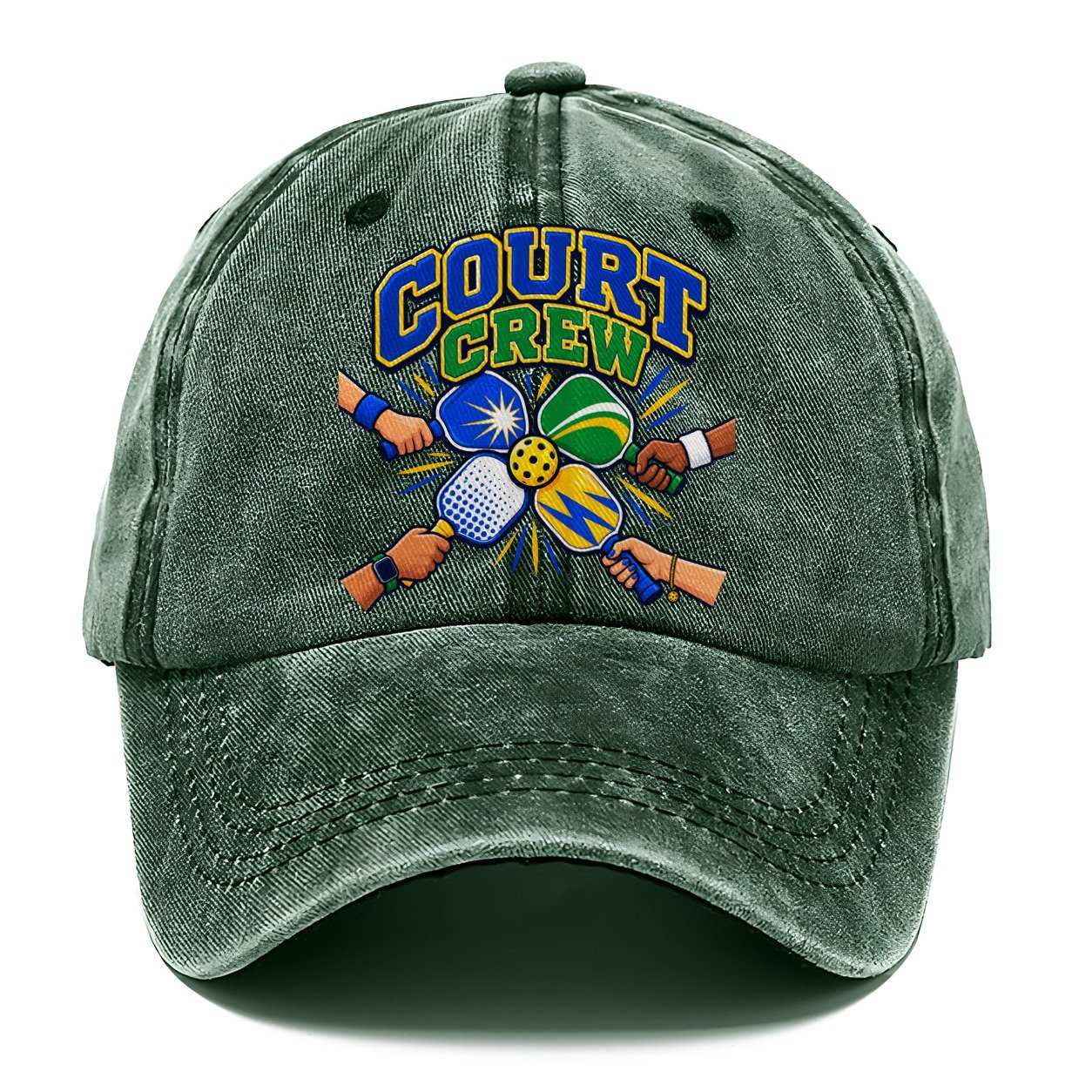 Court Crew Pickleball Life Classic Cap – Forest Mist