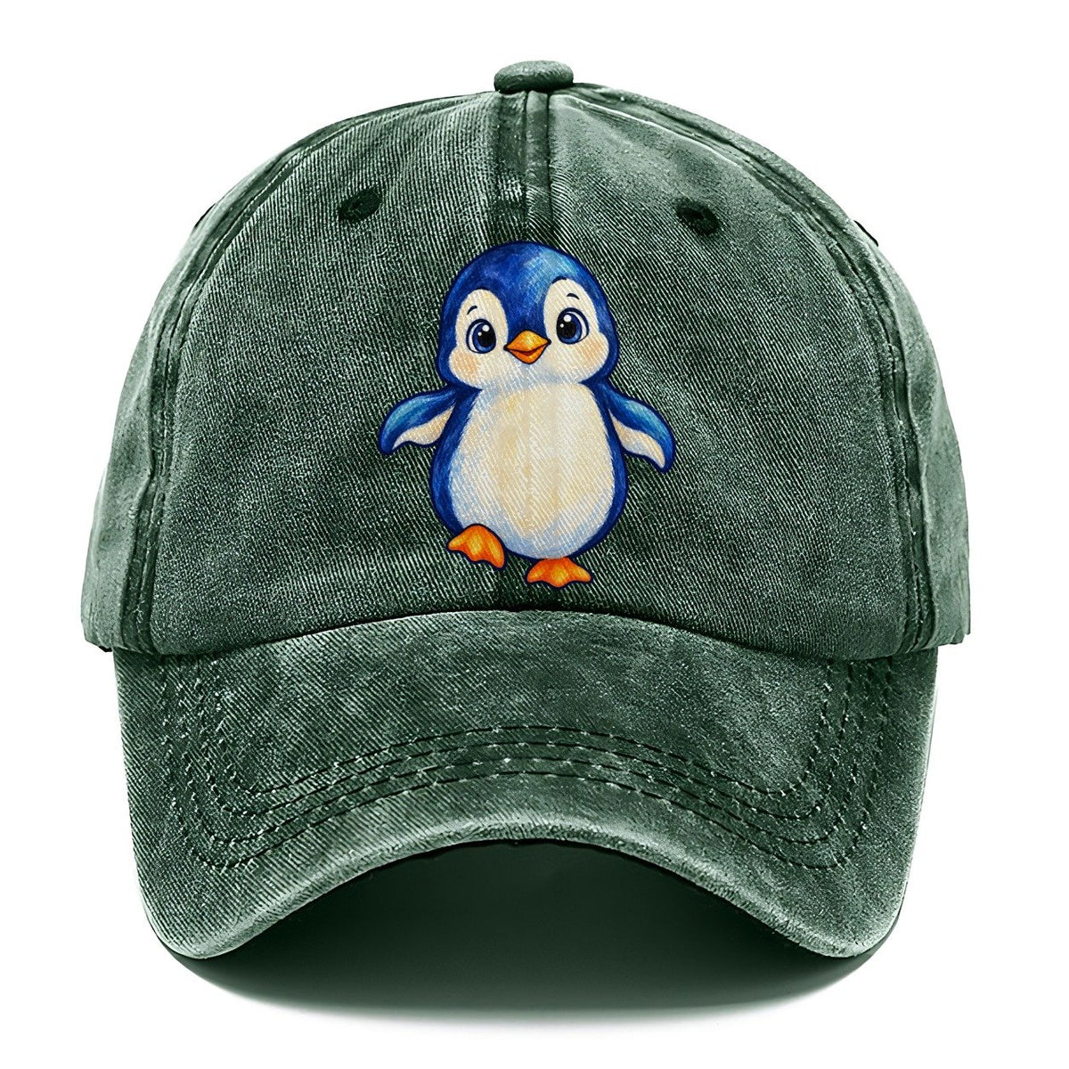 Penguin Front Waddle Sea Sprite Classic Cap – Forest Mist