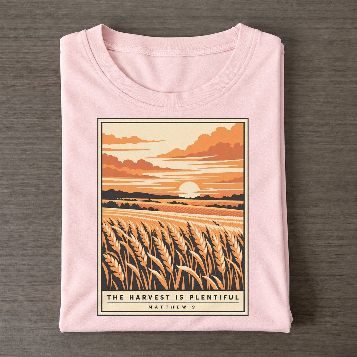 The Harvest Is Plentiful Given Light Classic T-shirt – Pink