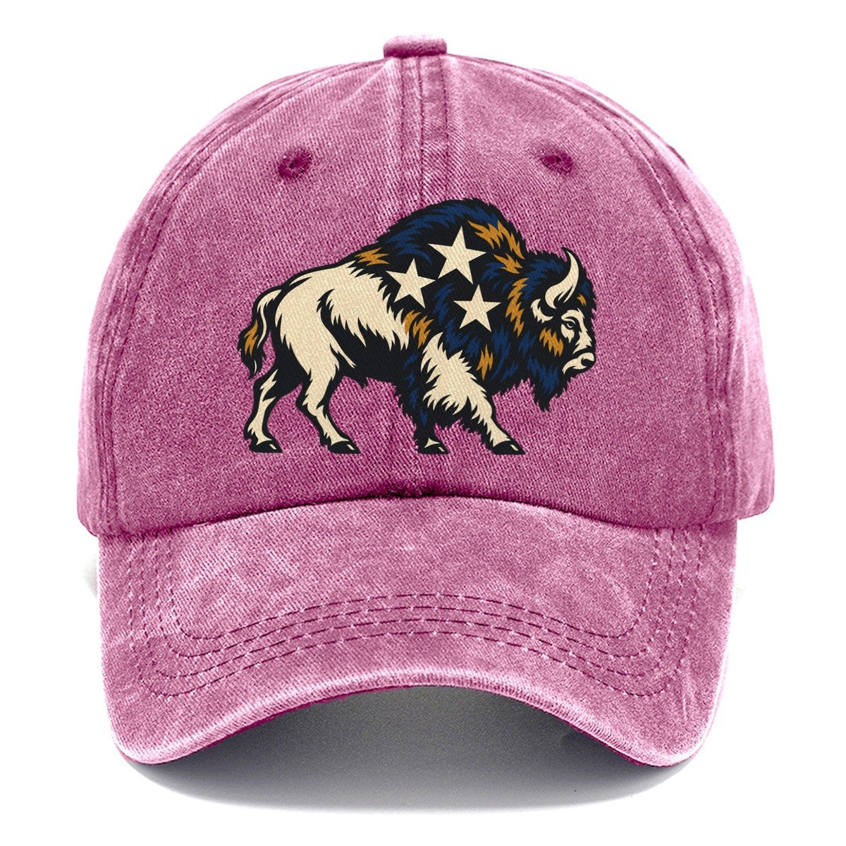Bison Night Sky Sundown Familiars Classic Cap – Dusty Rose