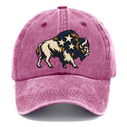Bison Night Sky Sundown Familiars Classic Cap – Dusty Rose