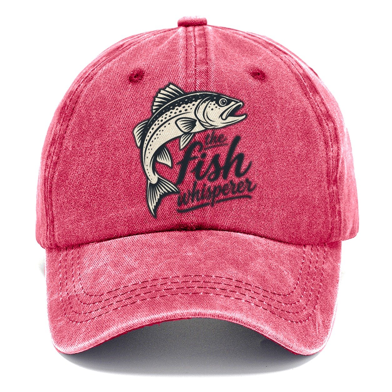 Fish Whisperer Fishing Elegant Classic Cap – Pomegranate Blush