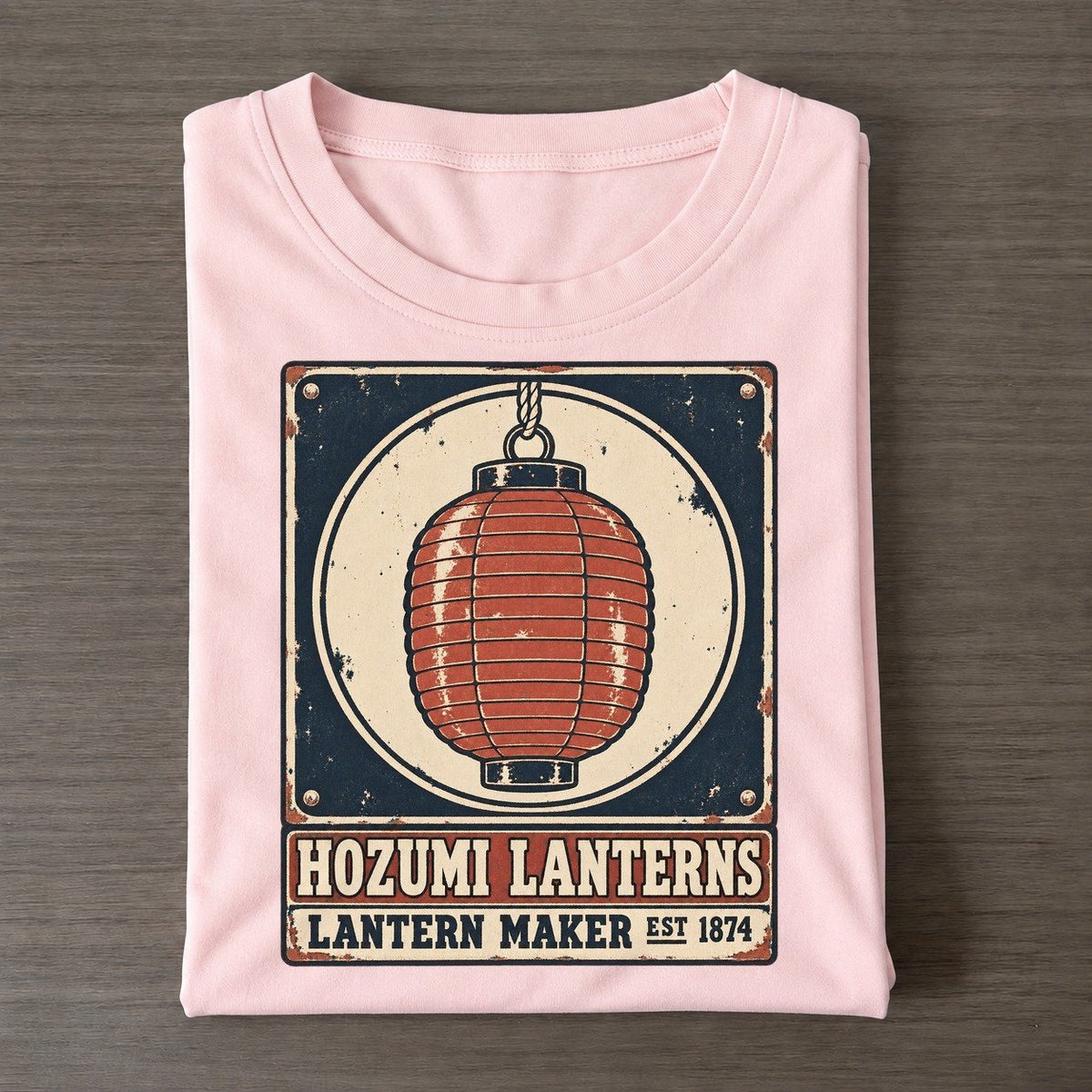 Hozumi Lantern Works Noren Trade Co Classic T-shirt – Pink