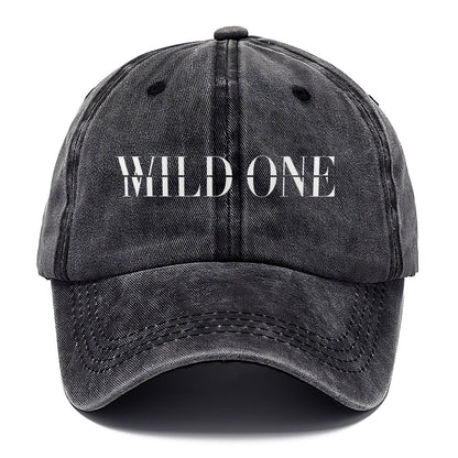Wild One Mild One Split Feelings Classic Cap – Graphite