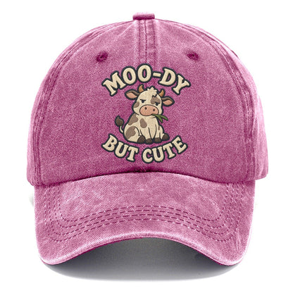 Cow Animal Puns Classic Cap – Dusty Rose