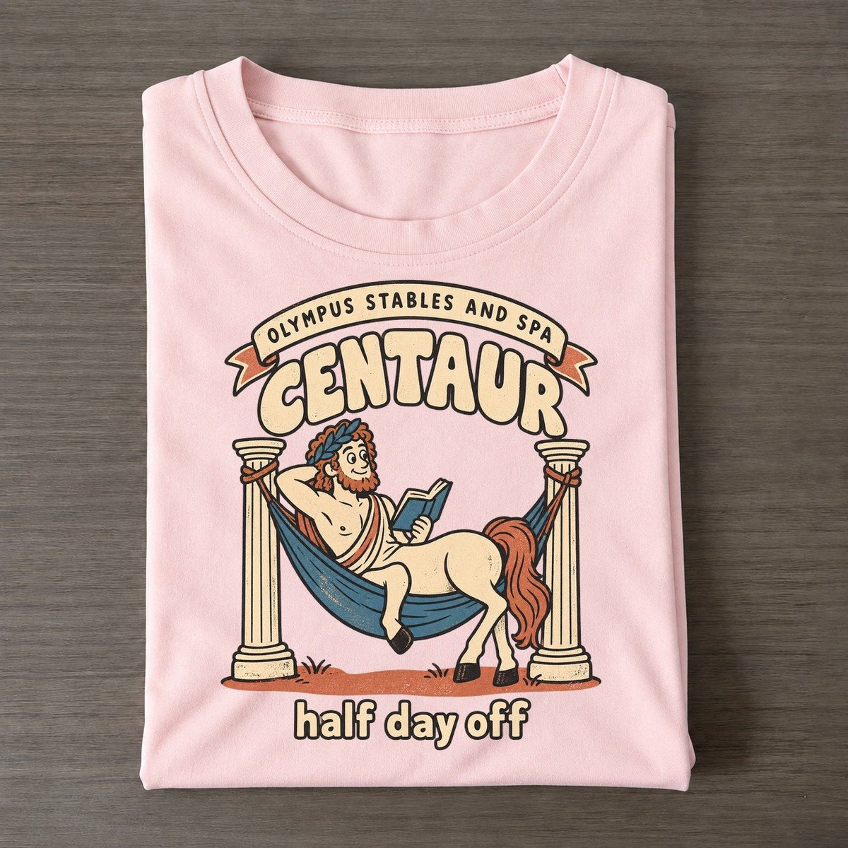 Centaur Olympus Gift Shop Classic T-shirt – Pink