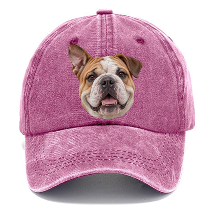 Bulldog One Ear Up Everyday Originals Classic Cap – Dusty Rose