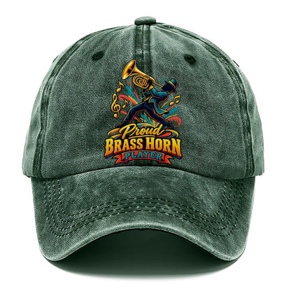 Proud Brass Horn Player Music Instruments Classic Cap – Forest Mist