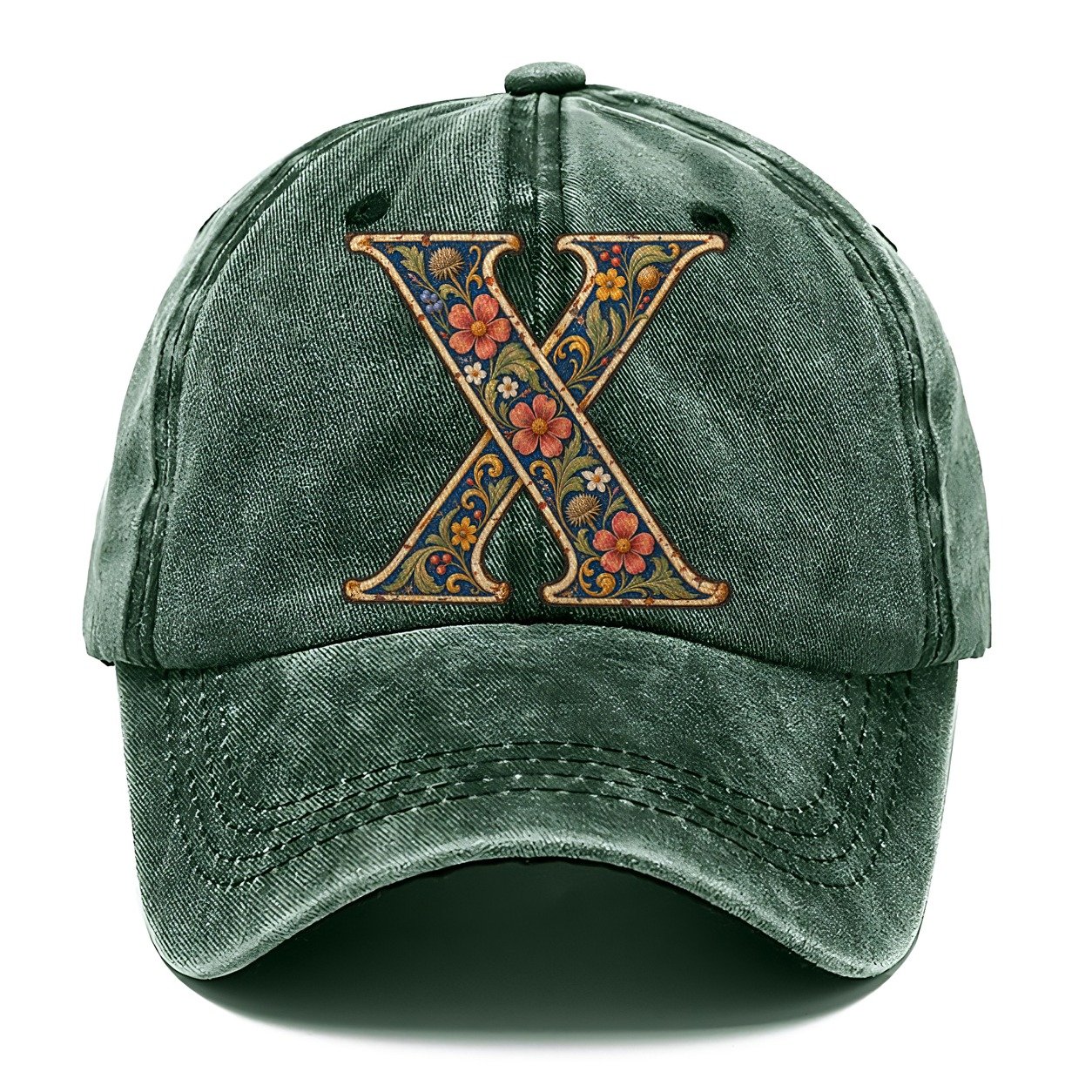 Wildflower X Monogram Classic Cap – Forest Mist