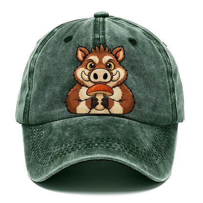 Boar Got There First Foraging And Mycology Classic Cap – Forest Mist