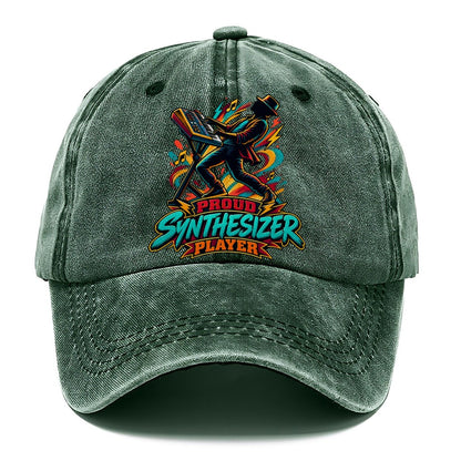 Proud Synthesizer Player Music Instruments Classic Cap – Forest Mist