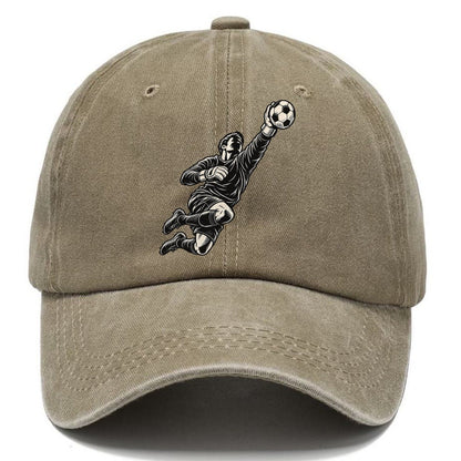 Football Keeper Diving Save Global Sports Ink Figures Classic Cap – Warm Sand