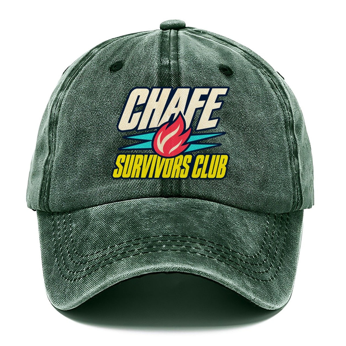 Chafe Survivors Club 90S Running Clubs Classic Cap – Forest Mist