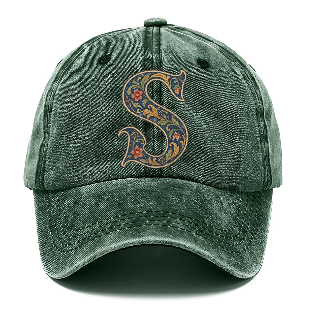 Wildflower S Monogram Classic Cap – Forest Mist