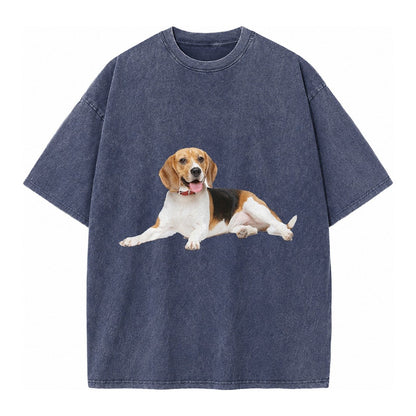 Beagle Vintage T-shirt – Blue