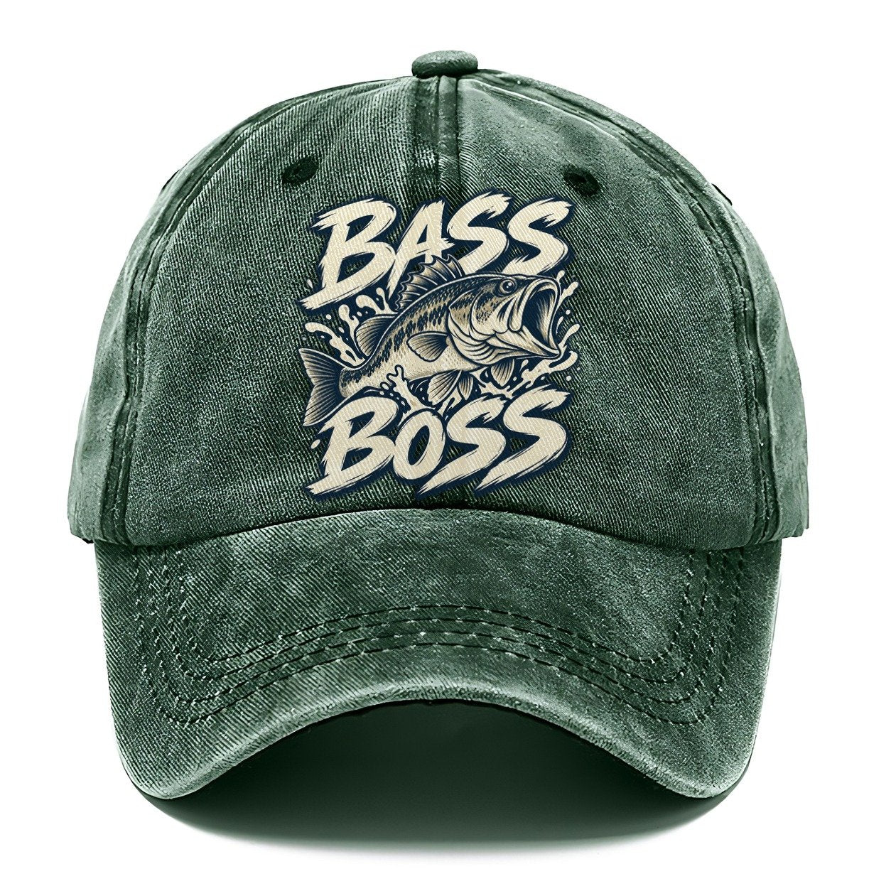 Bass Boss Fishing Elegant Classic Cap – Forest Mist