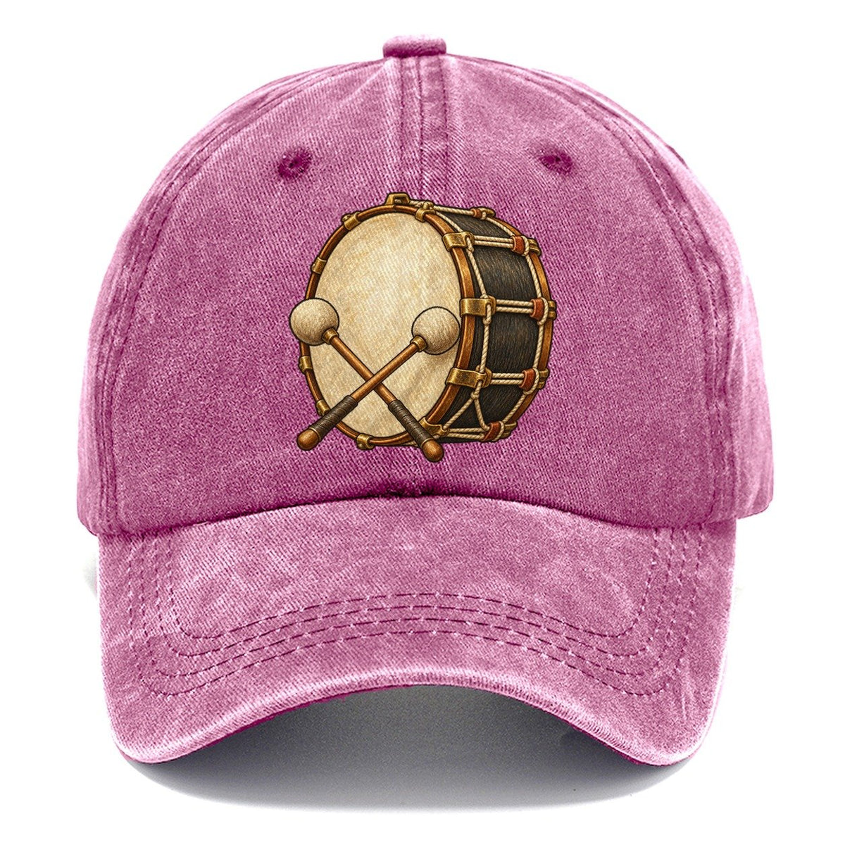 Marching Bass Drum Fan Favorites Classic Cap – Dusty Rose