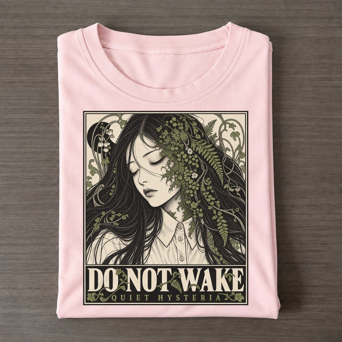 Do Not Wake Quiet Hysteria Classic T-shirt – Pink