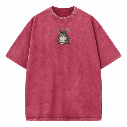 Cancel Everything Strongly Worded Vintage T-shirt – Raspberry