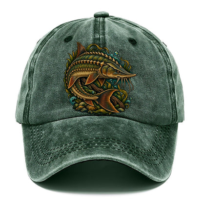 Lake Sturgeon Armor Fishing Club Classic Cap – Forest Mist