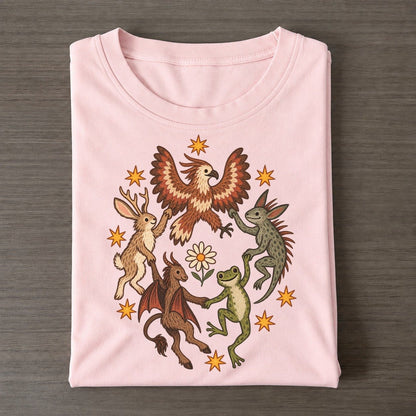 The Whole Band Cryptid Hoedown Classic T-shirt – Pink