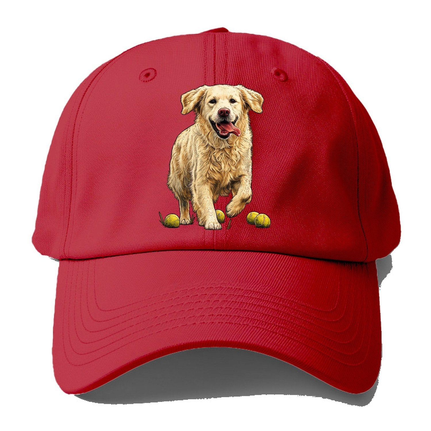 Ball Chaser Baseball Cap – Red