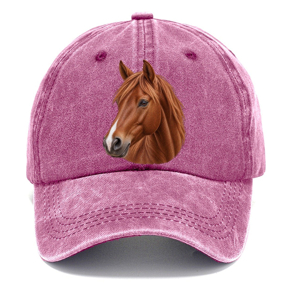 Chestnut Horse Gentle Muzzle Pastimes Companions Classic Cap – Dusty Rose