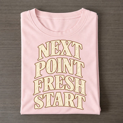 Next Point Fresh Start Pastimes Companions Classic T-shirt – Pink