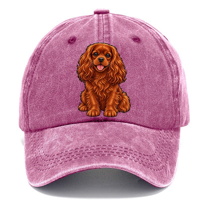 Ruby Cavalier King Charles Classic Cap – Dusty Rose
