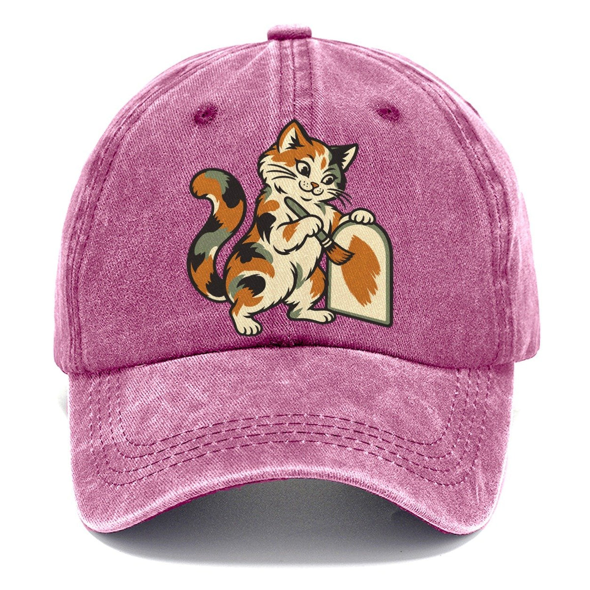 Calico Cat Painter Sundown Familiars Classic Cap – Dusty Rose