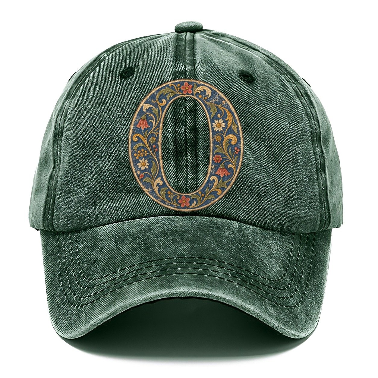 Wildflower O Monogram Classic Cap – Forest Mist