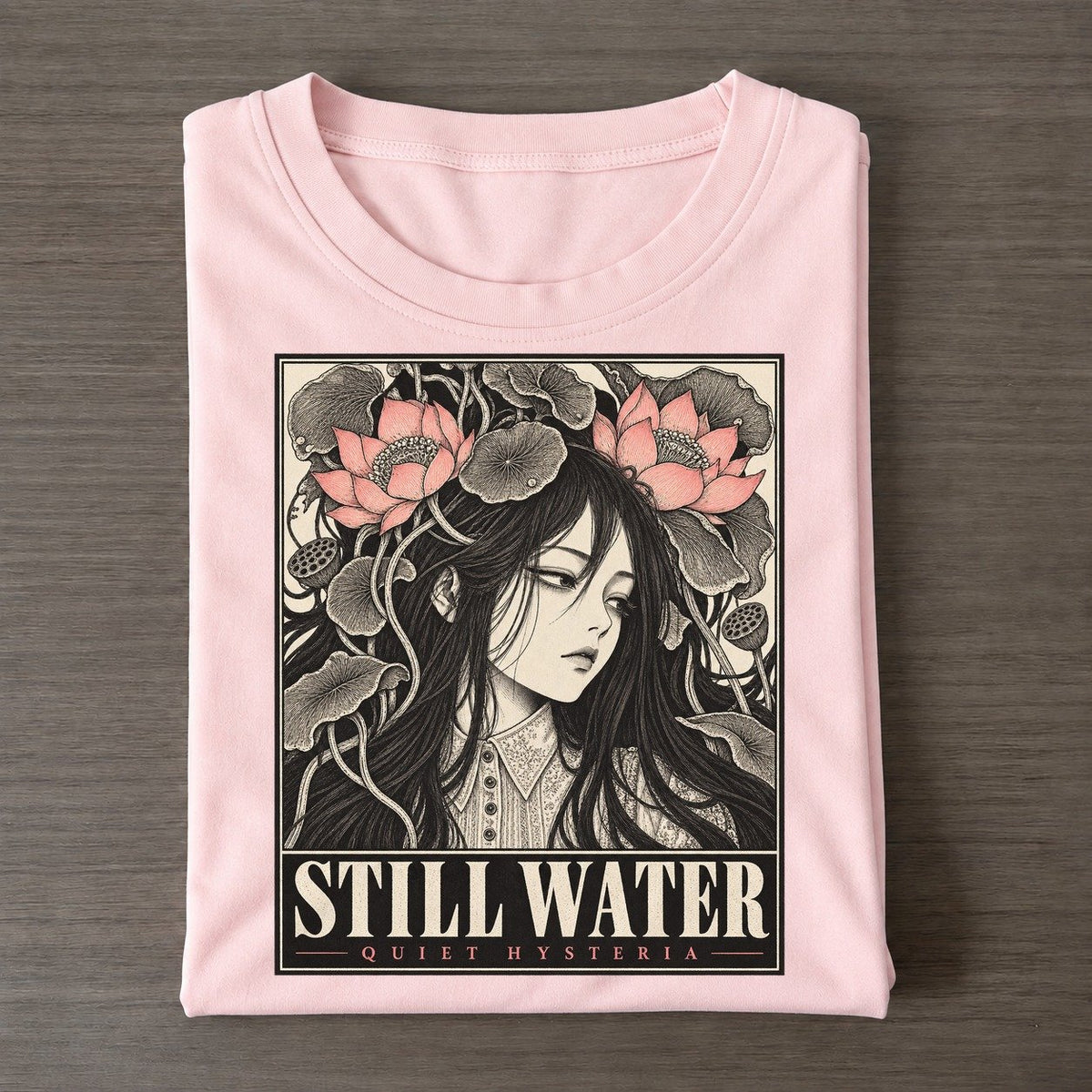 Still Water Quiet Hysteria Classic T-shirt – Pink