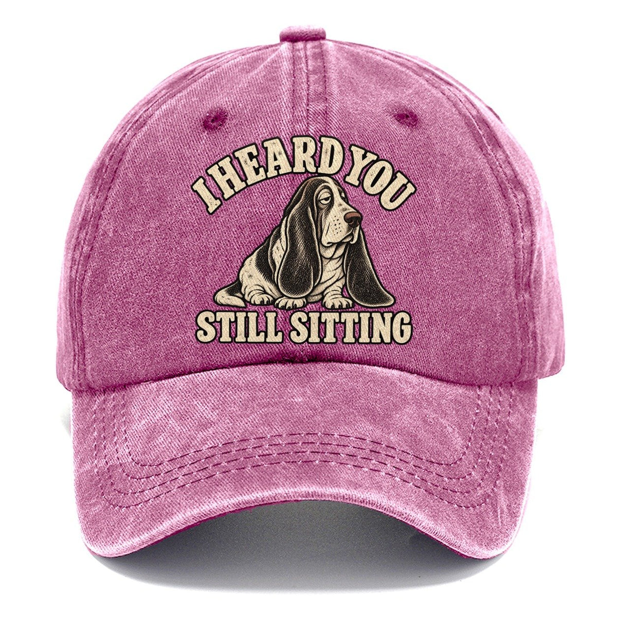 Basset Still Sitting Everyday Originals Classic Cap – Dusty Rose